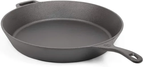 Miniatura 10 de Commercial CHEF Juego de sartenes de hierro fundido de 3 piezas, 6 pulgadas, 8 pulgadas y 10 pulgadas, utensilios de cocina de hierro fundido