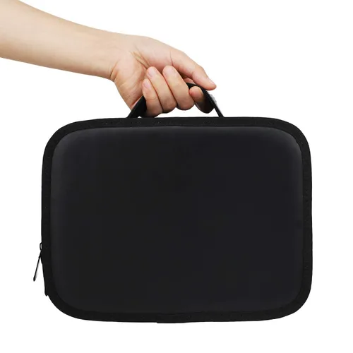 Miniatura 6 de Segbeauty Bolsa de herramientas de peluquería, estuche de transporte de maquillaje de viaje de piel sintética, kit de aseo de corte para peluquería