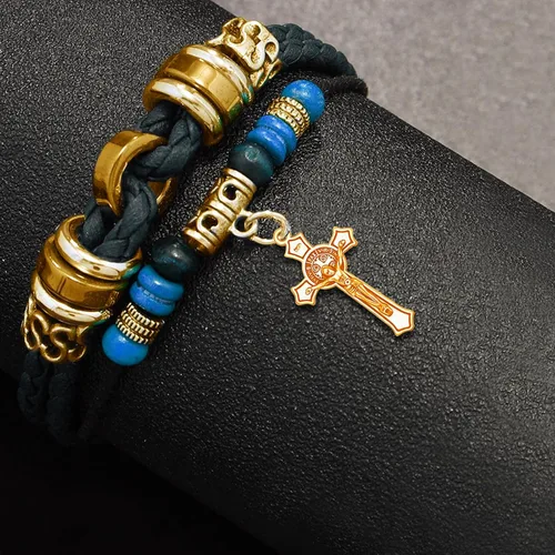 Miniatura 5 de 30 dijes de plata antigua con cruz de Jesús crucifijo y Cristo para hacer manualidades, accesorios para bricolaje, collar, pulsera