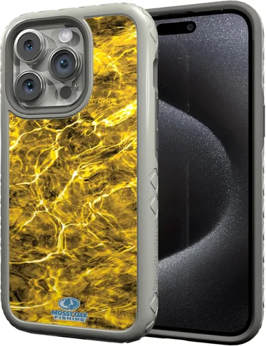 Miniatura 98 de cellhelmet Mossy Oak Agua Yellowfin Funda de doble capa en gris diseñada para iPhone 13 Mini a prueba de golpes y caídas, duradera, como se ve