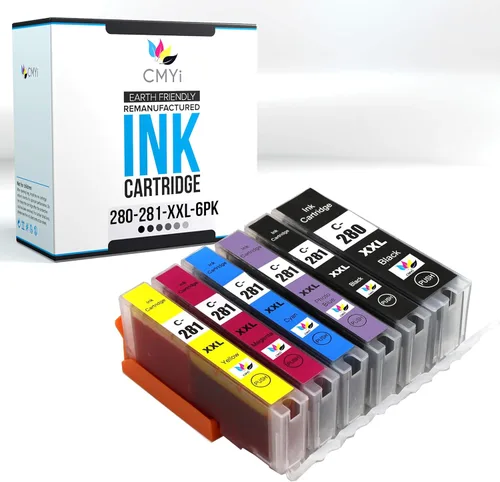 Miniatura 13 de 280XXL - Cartucho de tinta de repuesto para Canon PIXMA TR7520, TR7620, TR8520, TR8620, TR8620a, TR8622, TR8622a, TS6120, TS6220, TS6320, TS702