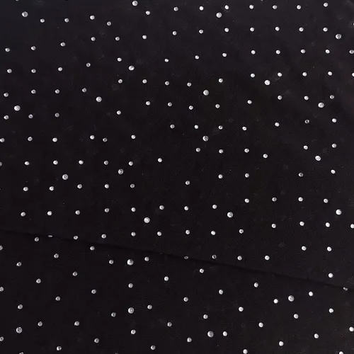 Miniatura 4 de Malla elástica de diamantes de imitación brillantes de 59 x 35 pulgadas, 1 yarda de tela de cristal, perfecta para paneles drapeados y máscaras