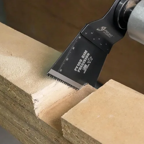 Miniatura 6 de Cuchillas oscilantes universales bimetálicas con soporte de acero inoxidable, cuchillas multiherramienta de 1-1/2 pulgadas para madera y clavos