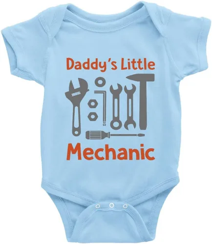 Miniatura 7 de Daddy's Little Mechanic - Mameluco orgánico para bebé niño y niña