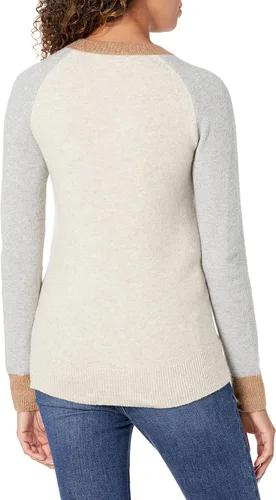 Miniatura 2 de Tienda Essentials - Suéter de mangas largas cuello redondo y de ajuste clásico para mujer suave al tacto