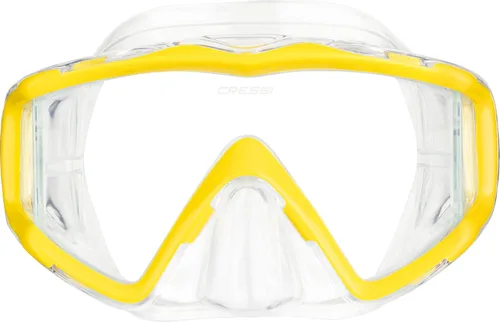 Miniatura 7 de Cressi Máscara grande de visión amplia para buceo y esnórquel, falda de silicona suave para un excelente sellado - Pano 3: diseñado en Italia