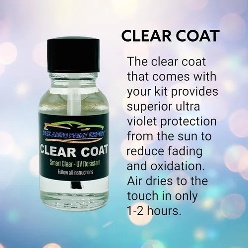 Miniatura 6 de Auto Paint Depot The EXACT MATCH Paint For Mazda 25D Snowflake White Pearl Tricoat - 0.5oz con transparente.