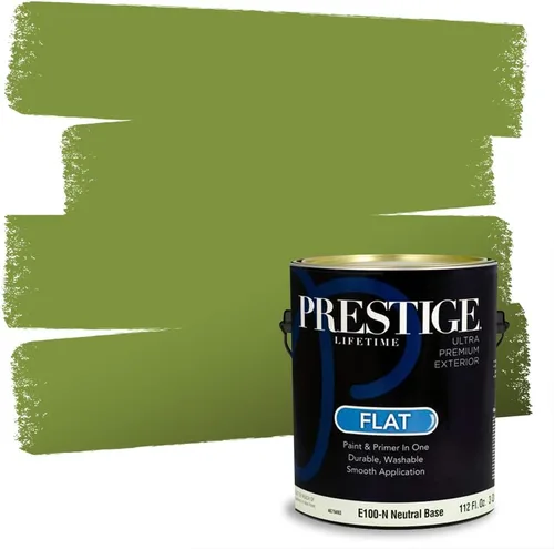 Miniatura 75 de PRESTIGE Pinturas Pintura interior e imprimación en uno, 1 galón, cáscara de huevo, aventura