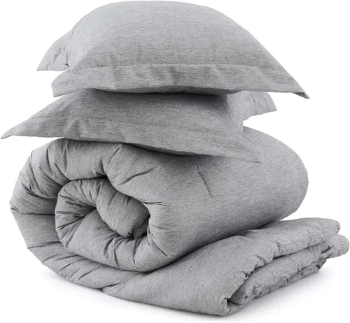 Miniatura 419 de Bedsure Juego de edredón Twin/Twin XL, ropa de cama suave beige para todas las estaciones, juego de cama teñido catiónico, 2 piezas, 1 edredón