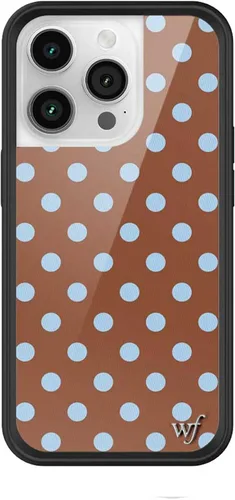 Miniatura 20 de Wildflower Carcasas – Compatible con iPhone 14 Pro Protector negro parachoques, certificado de prueba de caída de 6.5 pies, propiedad de mujeres