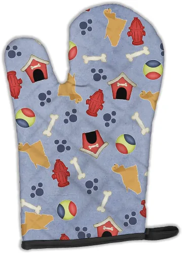 Miniatura 46 de Caroline's Treasures BB4872OVMT - Guante de horno de Navidad Affenpinscher resistente al calor, grueso para sartenes calientes y horno, manopla