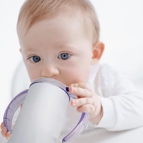 Miniatura 8 de Vaso para niños con asa, 12 onzas, 1 vaso para sublimación Vasos delgados y rectos para niños, tapa a prueba de salpicaduras, a prueba de roturas