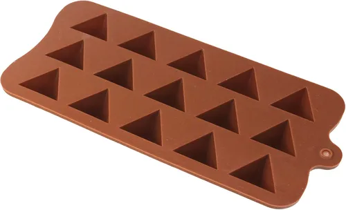 Miniatura 3 de X-Haibei Mini molde de silicona piramidal – 15 cavidades para cubitos de hielo, trufas, chocolate, dulces, jabón, moldes de resina, bandeja flexible
