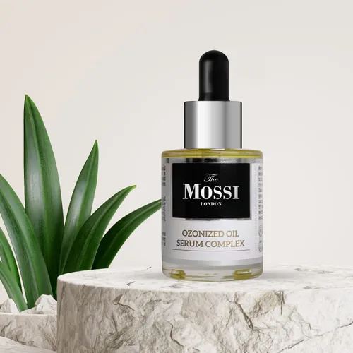 Miniatura 2 de The Mossi London Aceite ozonizado Suero Complejo Aceite de Reparación Intensiva del Cuero Cabelludo para Posttrasplante Capilar Aceite de Oliva