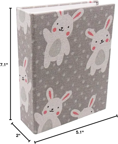 Miniatura 8 de Álbum de fotos pequeño para niños, 100 bolsillos 4x6, álbum de fotos de bebé para estantería, libro de fotos con cubierta de lino para insertar