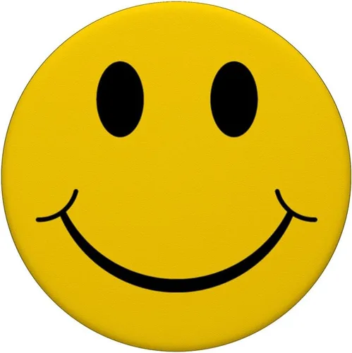 Miniatura 3 de Retro Classic 70's Yellow Smiley Emoji Happy Face - PopSockets Grip and Stand for Phones and Tablets