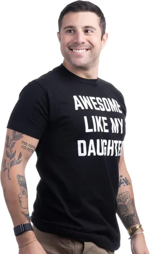 Miniatura 3 de Awesome Like My Daughter - Camiseta divertida con texto en inglés "Good Like My Daughter", camiseta de humor sarcástico para papá, abuelo, papá