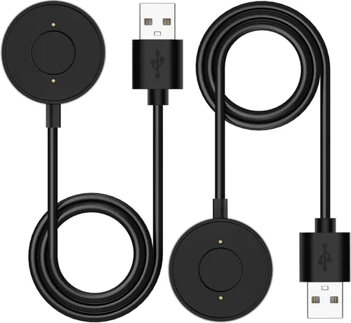 Miniatura 8 de Cargador compatible con Fossil Hybrid Smartwatch HR Accesorio Cargador rápido Cargador USB magnético - 3.3 pies (negro)