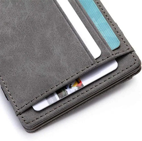 Miniatura 8 de Fida&Moon - Monedero de piel sintética para hombre, diseño de carteras mágicas