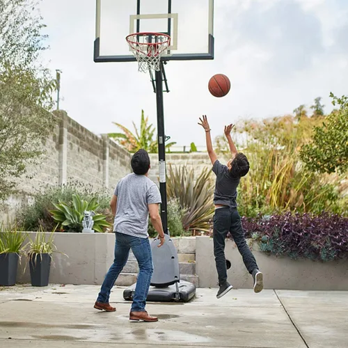 Miniatura 5 de Baloncesto para niños y jóvenes, tamaño 4/5 (25.5/27.5 pulgadas), baloncesto de goma de alta calidad para niños y niñas, juegos de piscina