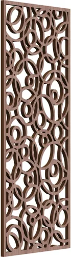 Miniatura 70 de Latrobe Paneles de pared decorativos de madera con calado, 9 3/8 pulgadas de ancho x 24 3/8 pulgadas de alto x 3/8 de alto, roble rojo rojo (Red Oak)