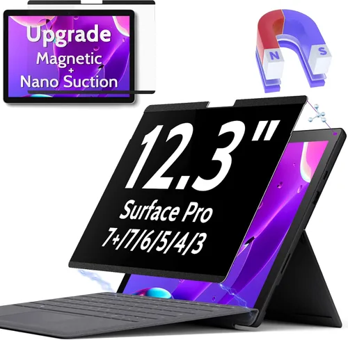 Miniatura 20 de Peslv Protector de pantalla magnético de privacidad para iPad de 9ª, 8ª, 7ª generación de 10.2 pulgadas, iPad Air 3ª y iPad Pro de 10.5 pulgadas