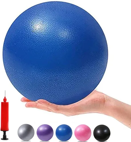 Miniatura 9 de Mini Pelotas de Yoga 6 Pulgadas Pelota de Ejercicio Pilates Terapia de Equilibrio Micropore Bola Equipo de Barre para Entrenamiento de Estabilidad