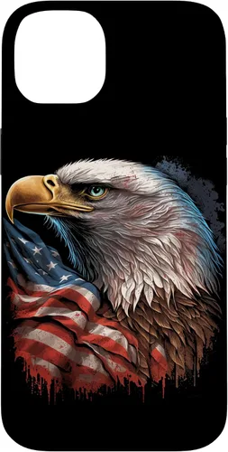 Miniatura 14 de Funda patriótica para iPhone 11 Pro Max con ojos de águila calva americana
