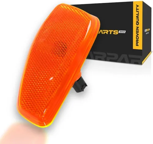 Miniatura 9 de KarParts360 Para Jeep Renegade señal marcador luz montaje 2015 16 17 18 2019 lado conductor y pasajero lado par delantero para CH2550134