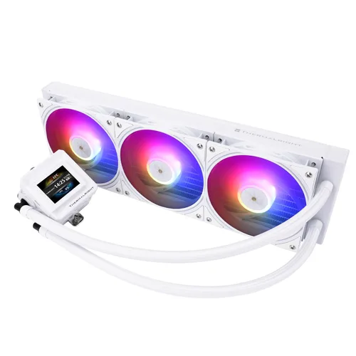 Miniatura 8 de Thermalright FW SE 120 ARGB Refrigeración por agua de CPU negra, 4.724 in Aio, con ventilador ARGB de 2000 RPM, pantalla de visualización de 2