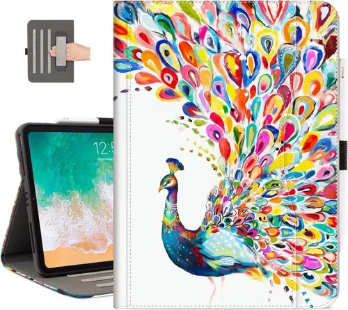 Miniatura 16 de Vimorco Estuche de Cuero para iPad Air 4ª/5ª 10.9, para iPad Air 11 6ª M2, para iPad Pro 11 pulgadas 4ª/3ª/2ª/1ª Generación, Soporte para Lápiz, Asa