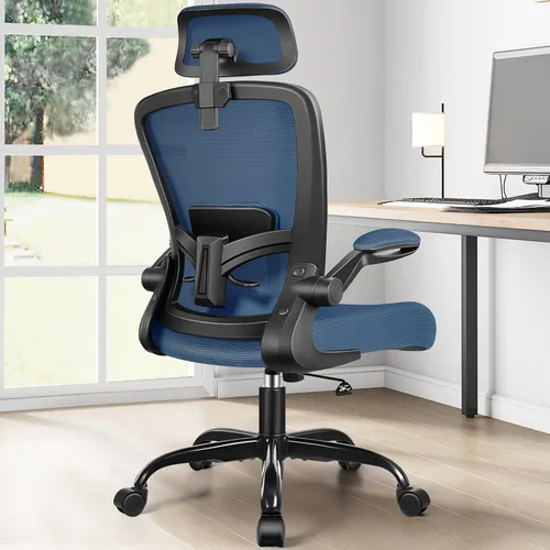 Miniatura 16 de FelixKing Silla de Oficina, Silla de Escritorio con Soporte Lumbar Ajustable, Silla de Computadora Ergonómica con Respaldo Alto y Respaldo