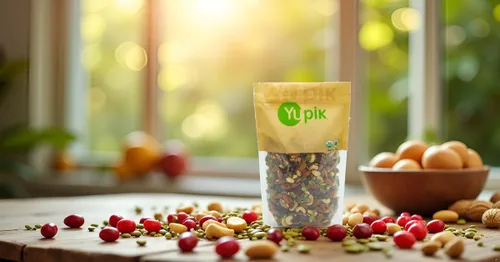 Miniatura 3 de Yupik Organic Protein Boost Trail Mix, 2.2 libras, una mezcla orgánica de anacardos, almendras, semillas de calabaza, nuez, arándanos (paquete de 6)