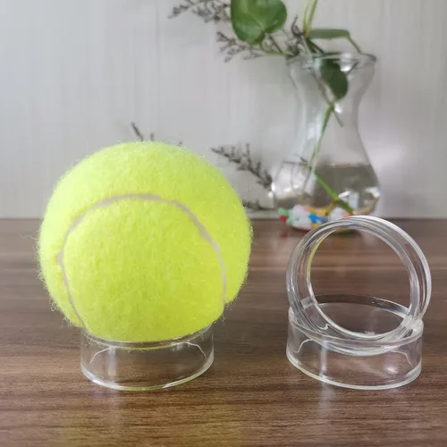 Miniatura 4 de Paquete de 48 soportes de exhibición de béisbol, soporte para esferas, anillo de béisbol transparente, soporte de esfera, soporte de exhibición