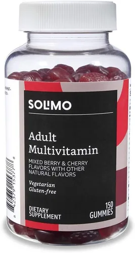 Miniatura 2 de Amazon Basics - Multivitamínico para adultos (150 gomitas) y gomitas de fibra Amazon Basics (90 gomitas)
