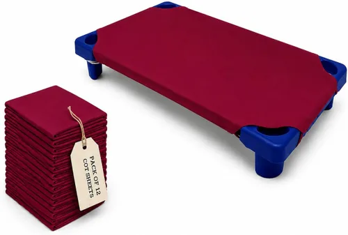Miniatura 29 de Sábanas para cuna para niños pequeños y preescolares – Sábana para cuna/preescolar – Bucles elásticos en las esquinas – Sábana bajera para cuna