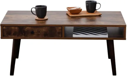 Miniatura 18 de EMOOR Mesa auxiliar plegable de madera rectangular pequeña (17.7 x 23.6 pulgadas), color blanco, mesa baja para sentarse en el suelo, espacio