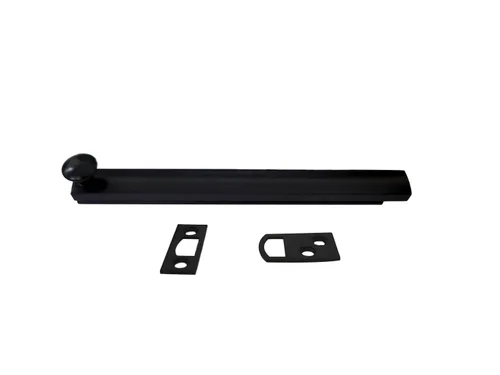 Miniatura 9 de QCAA Perno de superficie oculta de latón macizo resistente, 4 pulgadas, negro mate, paquete de 1, fabricado en Taiwán Níquel Satinado