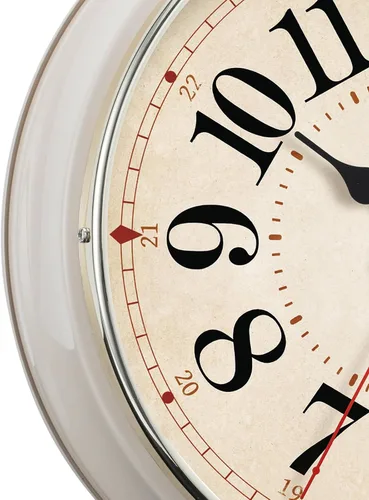Miniatura 7 de Reloj de Pared de Metal de 12.4" Relojes de Pared Retro Vintage Estilo Campestre Silencioso Sin Tictac Fácil de Leer para Sala de Estar, Cocina