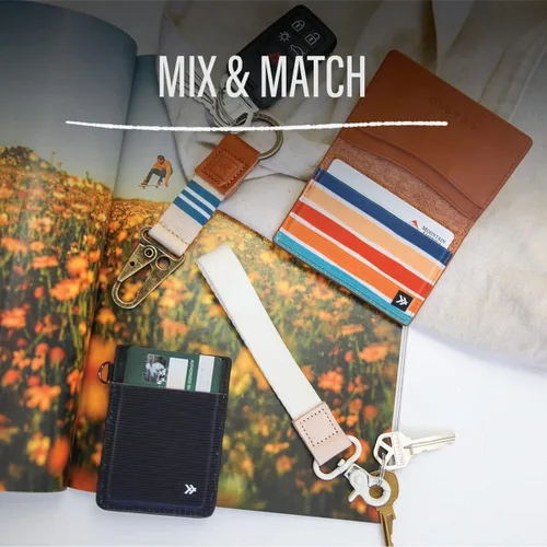 Miniatura 6 de Thread Wallets - Cartera delgada de diseño minimalista con tarjetero vertical.