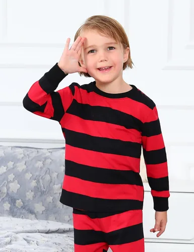 Miniatura 3 de A&J DESIGN Conjuntos de pijama de 2 piezas 100% algodón para niños pequeños y niños