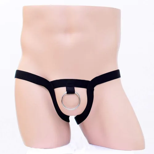 Miniatura 5 de Tangas G-Strings para hombre con correa de moda Sretch Slip con espalda en T Micro ropa interior sexy lencería con anillo