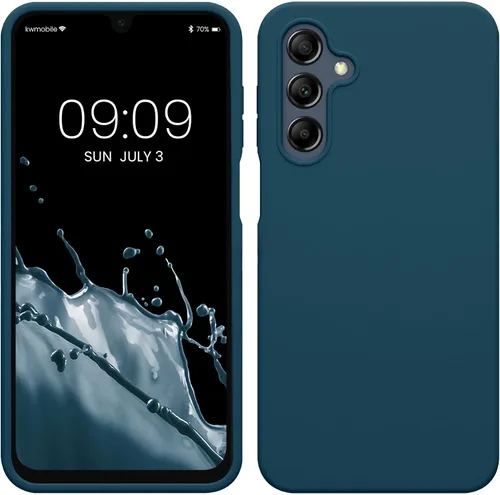 Miniatura 63 de kwmobile Funda Compatible con Samsung Galaxy A14 5G - Funda de teléfono de TPU y silicona con acabado suave - Verde Lima