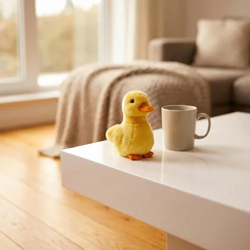 Miniatura 8 de Peluche de pato pequeño amarillo, animal de peluche de pato de simulación de 5.5 pulgadas, muñeca de pato bebé como regalo para tus hijos