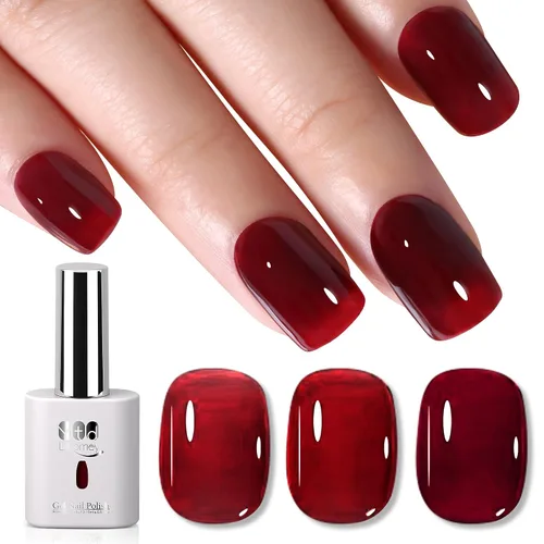 Miniatura 39 de YTD Likomey Esmalte de uñas de gel blanco, 0.5 onzas líquidas, manicura y pedicura para manicura y pedicura de verano, esmalte de color UV, 0.5
