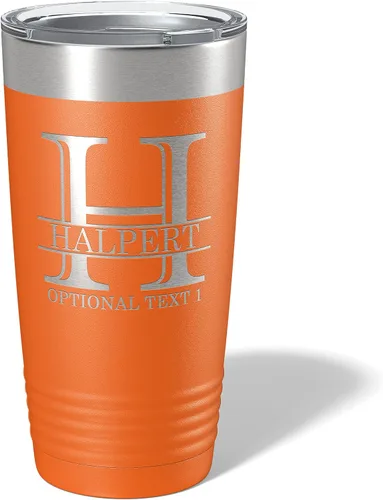 Miniatura 31 de Vaso personalizado de acero inoxidable aislado con tapa de 30 onzas (17 colores) con recubrimiento en polvo, grabado personalizado, idea de regalo