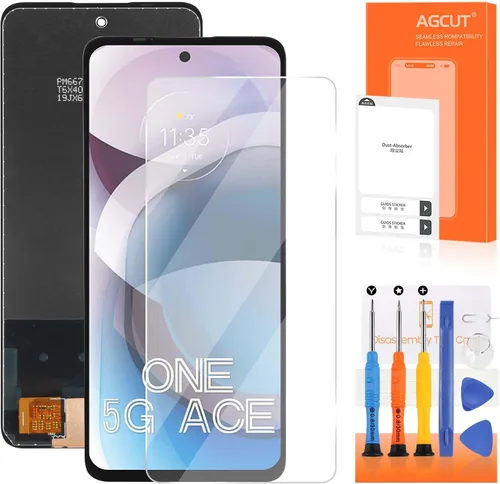 AGCUT Para Moto One 5G Ace Pantalla Reemplazo para Pantalla Moto One 5G Ace Pantalla LCD XT2113-2 XT2113-1 Pantalla LCD Digitalizador Asamblea
