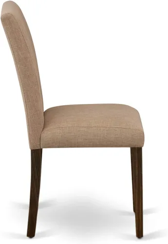 Miniatura 11 de East West Furniture I3AB5-747 - Juego de mesa de comedor de 5 piezas para 4 personas, incluye una mesa de cocina redonda con pedestal y 4 sillas