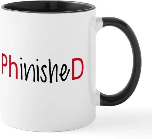 Miniatura 31 de CafePress Knitting Phd (Projects Half D Mug 11 oz (11.0 fl oz) Taza de café de cerámica