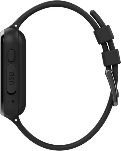 Miniatura 3 de Accutime Avatar - Reloj inteligente con pantalla táctil de aprendizaje educativo negro para niños, niñas, unisex, cámara selfie, alarma, calculadora